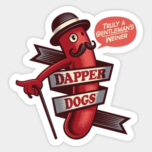 Dapper Dogs Sticker